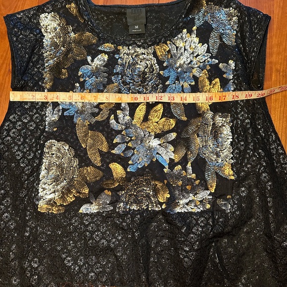 Anna Sui sequined flare top, medium - Picture 4 of 10
